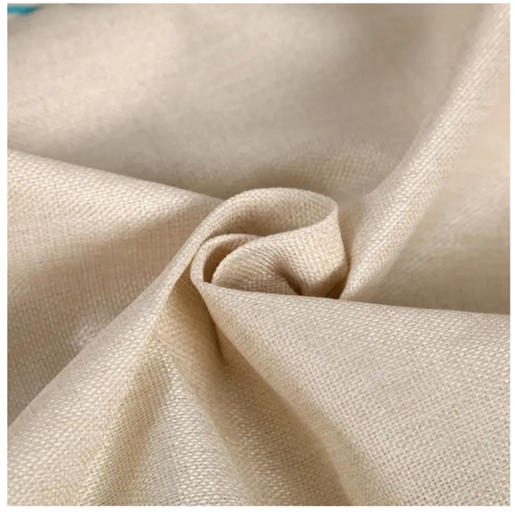 NEW SPRING/EASTER SPRING FAWN FLORAL WREATH LINEN PILLOW COVER HOME DECOR 17.7" - Picture 3 of 5